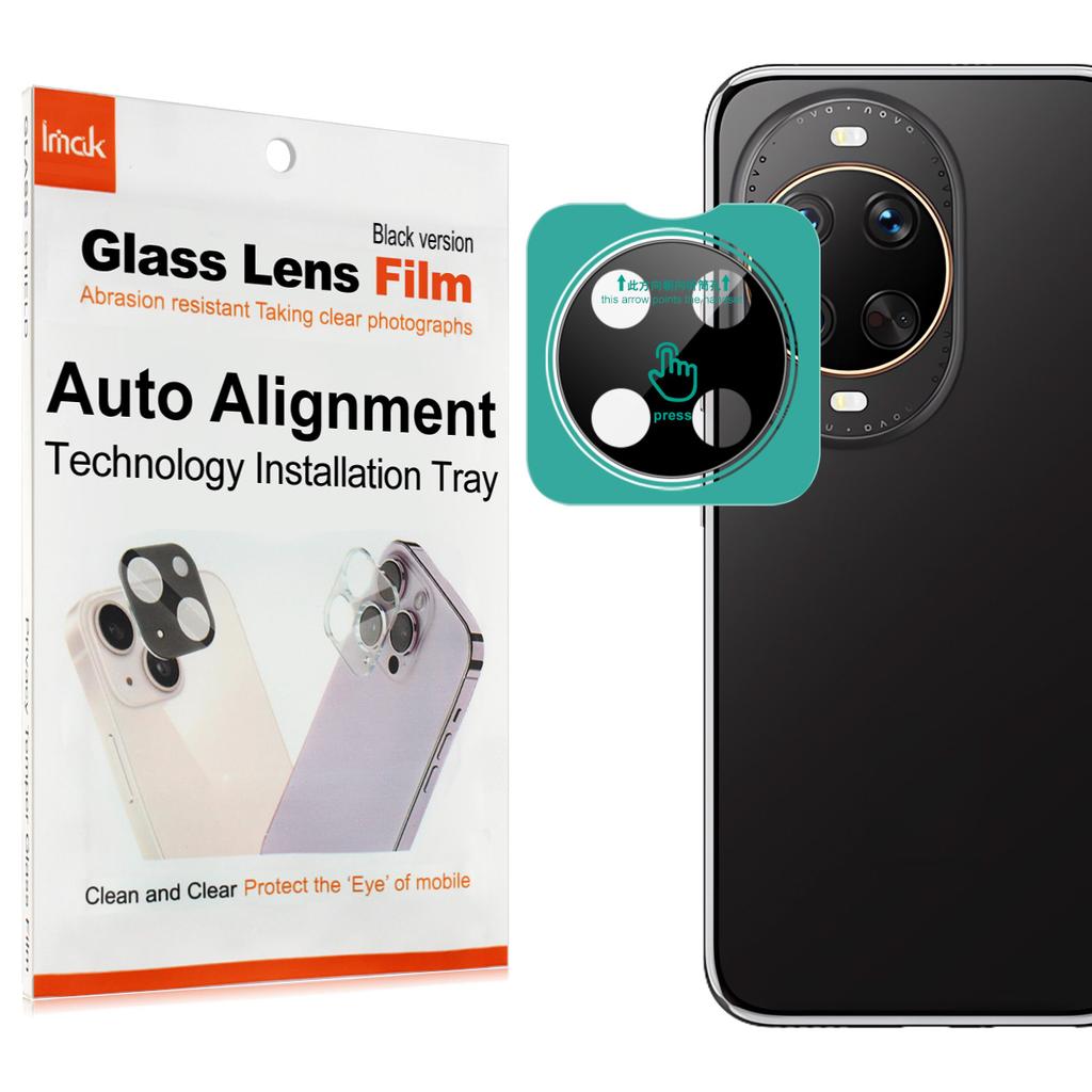 Für Huawei Nova 14 Ultra Pro Glas IMAK High Definition Glas Linsenfolie Schwarze Version