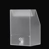 EWOO SUPPLY 12cm Lock Acrylic Donation Box with Frosted Glass Style Box Wide, Built-in Type, Semi-transparent Lock, YS-1029