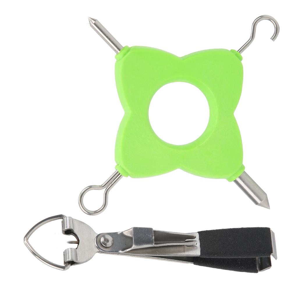 Multifunctional Fishhook Knot Puller Fishing Kotting Tool Stainless Steel Fishing Accessories