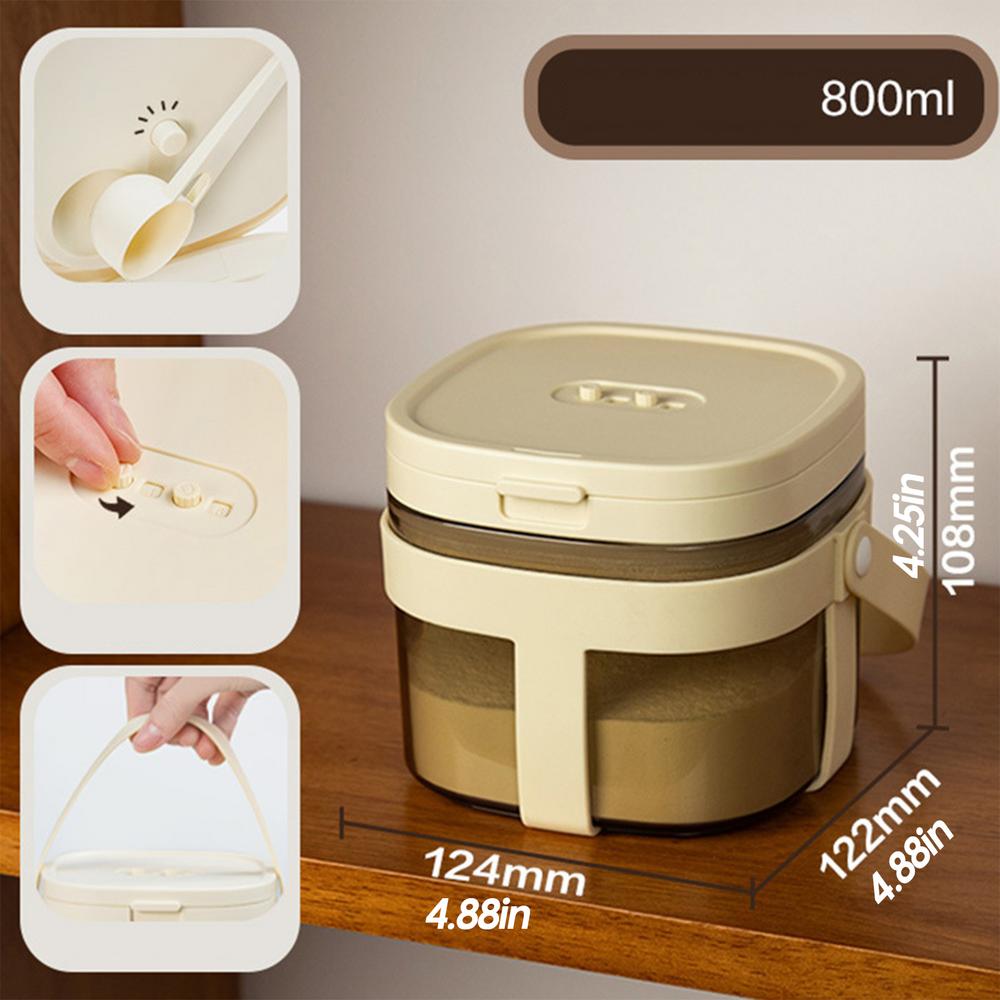 Milk Powder Dispenser Portable Storage Tank Formula Holder Sealed Formula Holder Large Capacity Kitchen Organizer for Flour