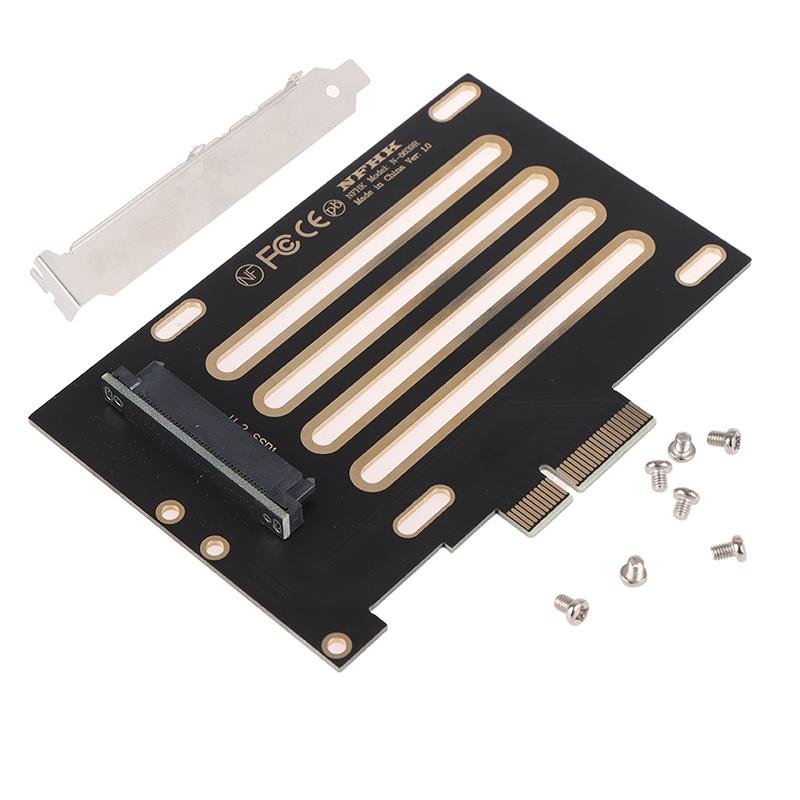 U.2 Sff-8639 To Pci-E X4 3.0 Riser Card Sff-8639 To Ssd Extension Adapter