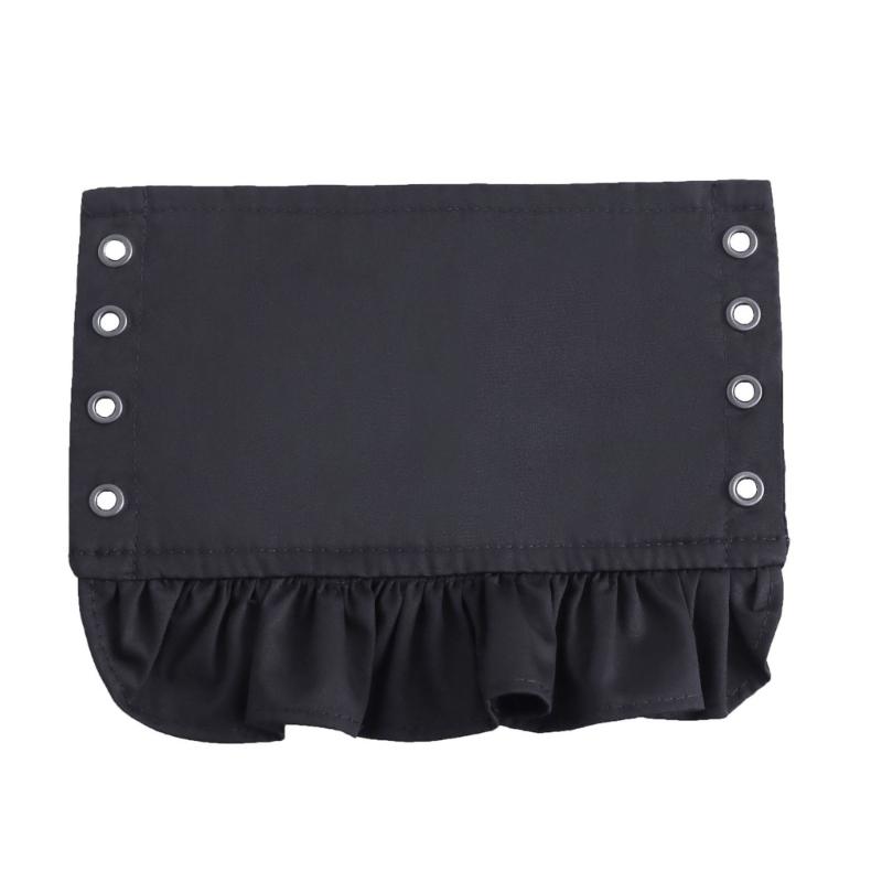 Gerüschte Ärmel Abnehmbarer Kragen Elegante Manschetten Dekorative Halsbekleidung für Damen Alltagskleidung und besondere Anlässe