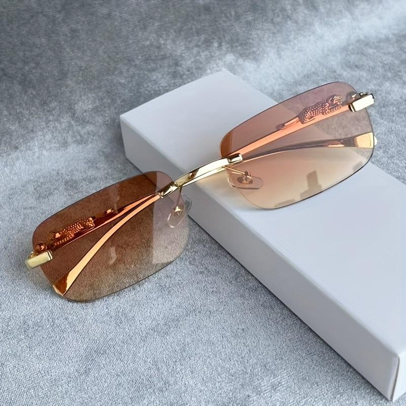 1 Pair of Y2K Frameless Glasses Suitable for Men and Women Party Daily Formal Occasions