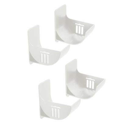 Pack of 4 Multipurpose Trash Bag Holder Adhesive Wall Mounted Organizers for Kitchen And Bathroom Storage Solution
