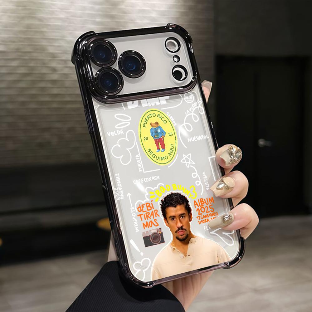 

Frog B-Bads B-Bunnys Phone Case for Xiaomi Redmi Note 15 14 13 12 14C 13C 12C 10C Pro Plus 4G 5G Anti-drop Transparent Cover Redmi 15 5G