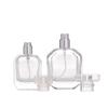 High-End Portable Glass Spray Perfume Bottle - Transparent, Thickened Design with Bayonet.
