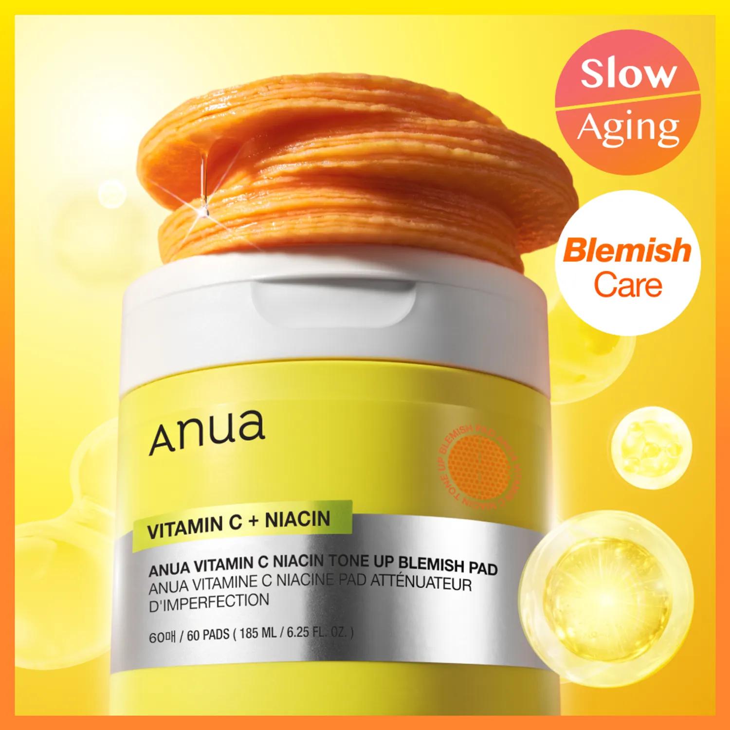 Anua Vitamin C Niacin Tone Up Blemish Pad 60P 1box