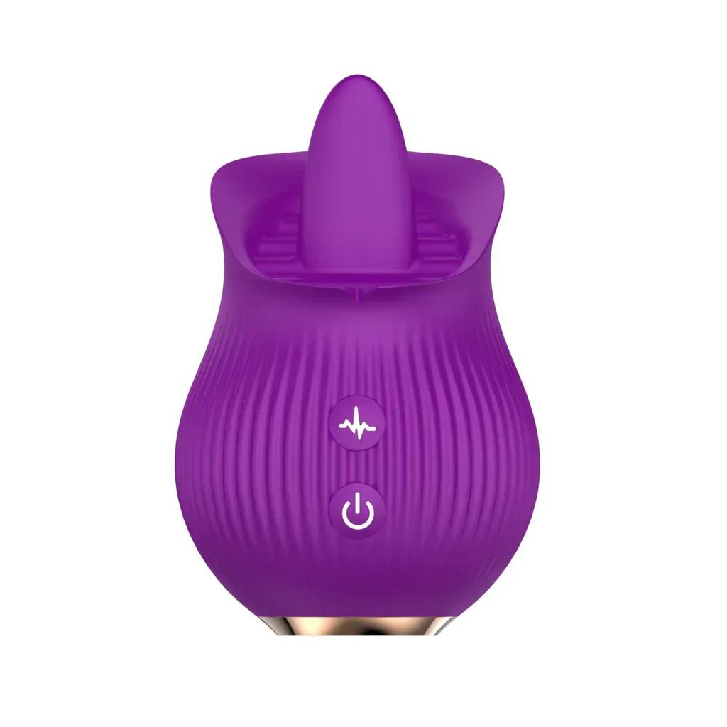 Sex Rose Shape Vagina Sucking Vibrator Intimate Good Nipple Sucker Oral Licking Clitoris Stimulation Powerful Sex Toys for Women
