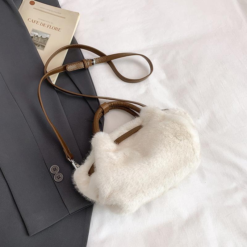 Hand-held Vegetable Basket Bag, Pleated Bucket Bag, Fashionable Single-shoulder Crossbody Bag