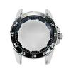 Für Seiko SNP055J1 Serie Uhrengehäuse Edelstahlgehäuse Modifizierter Keramikring Skalenring Äußere Lünette Schale Zubehör