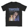 Timothee Chalamet Amerikanischer Schauspieler Herren T-Shirt Lustiges T-Shirt Kurzarm Rundhals T-Shirts Reine Baumwolle Grafikbedruckte Kleidung