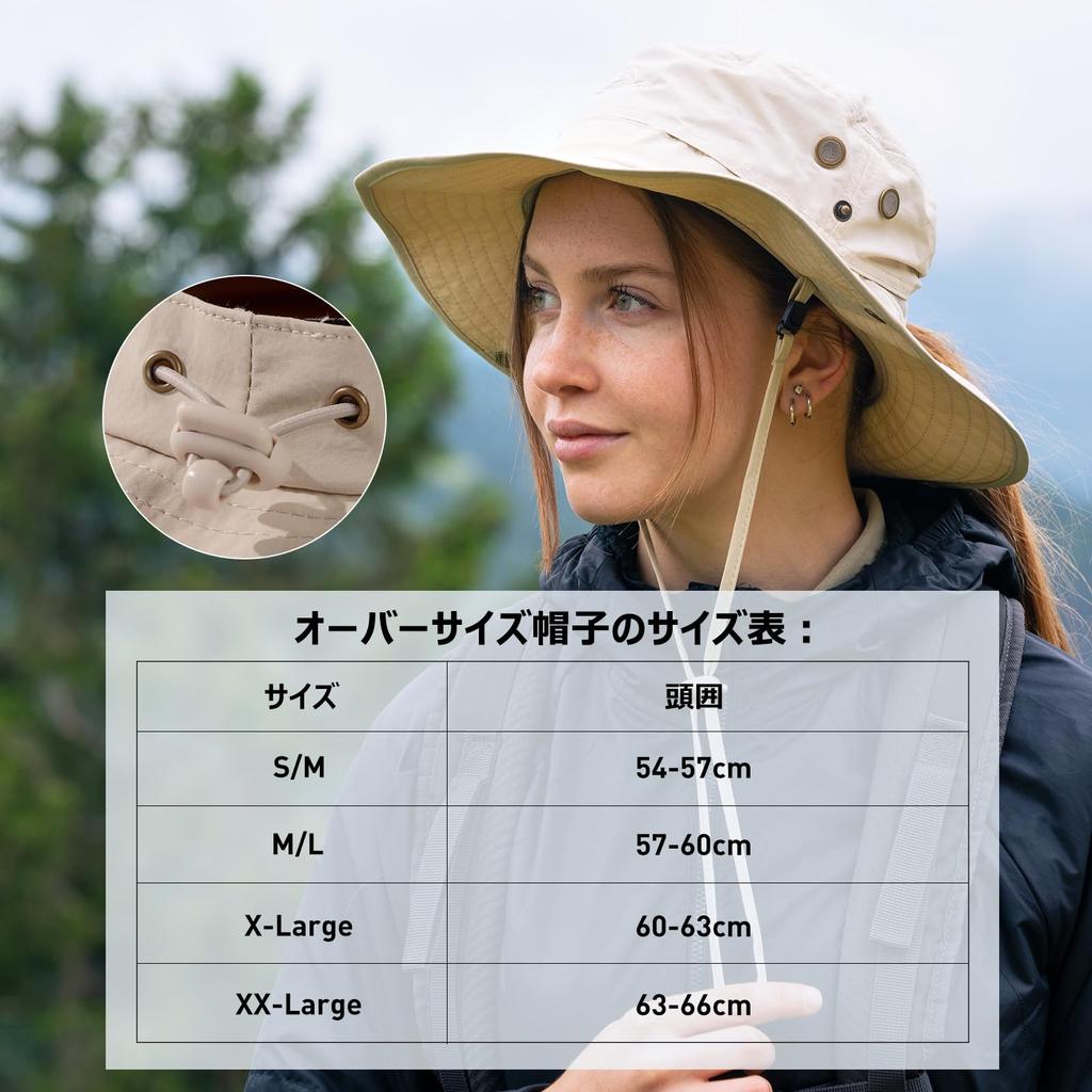 Safari Ponytail Adventure UV Sun Wide Chin Mountain Military Autumn [TOP-EX] Women's Hat, Compatible, Mesh, Hat, Foldable, Stylish, Protection, Hat,