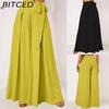 BITCED Women's Fashion Casual Solid Color Print Pants & Capris