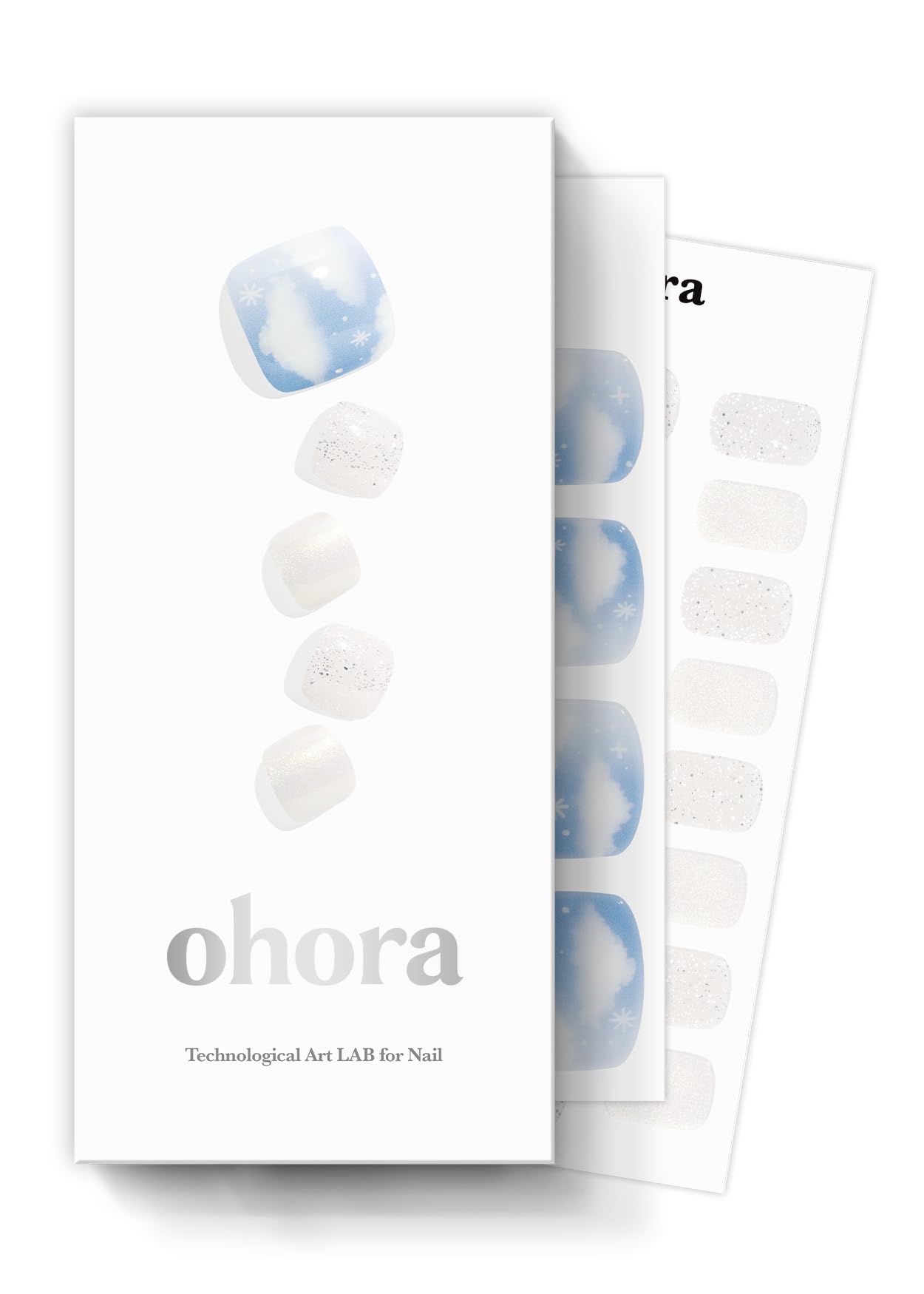 

ohora Официальные гелевые наклейки для ногтей Наклейки для ногтей Затвердевающие Затвердевающий тип Гелевые ногти Гелевые наклейки для ногтей ohora P Хлопковое облако/PD-206 [Продукт]