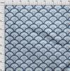 oneOone Cotton Flex Dusty Blue Fabric Asian Japanese Diy Clothing Quilting Fabric Print Fabric By Yard 40 Inch