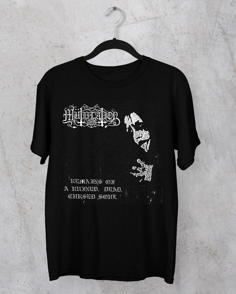 

Mütiilation band album Tshirt Black Short Sleeve All Sizes S5XL Unisex T-Shirt XXL