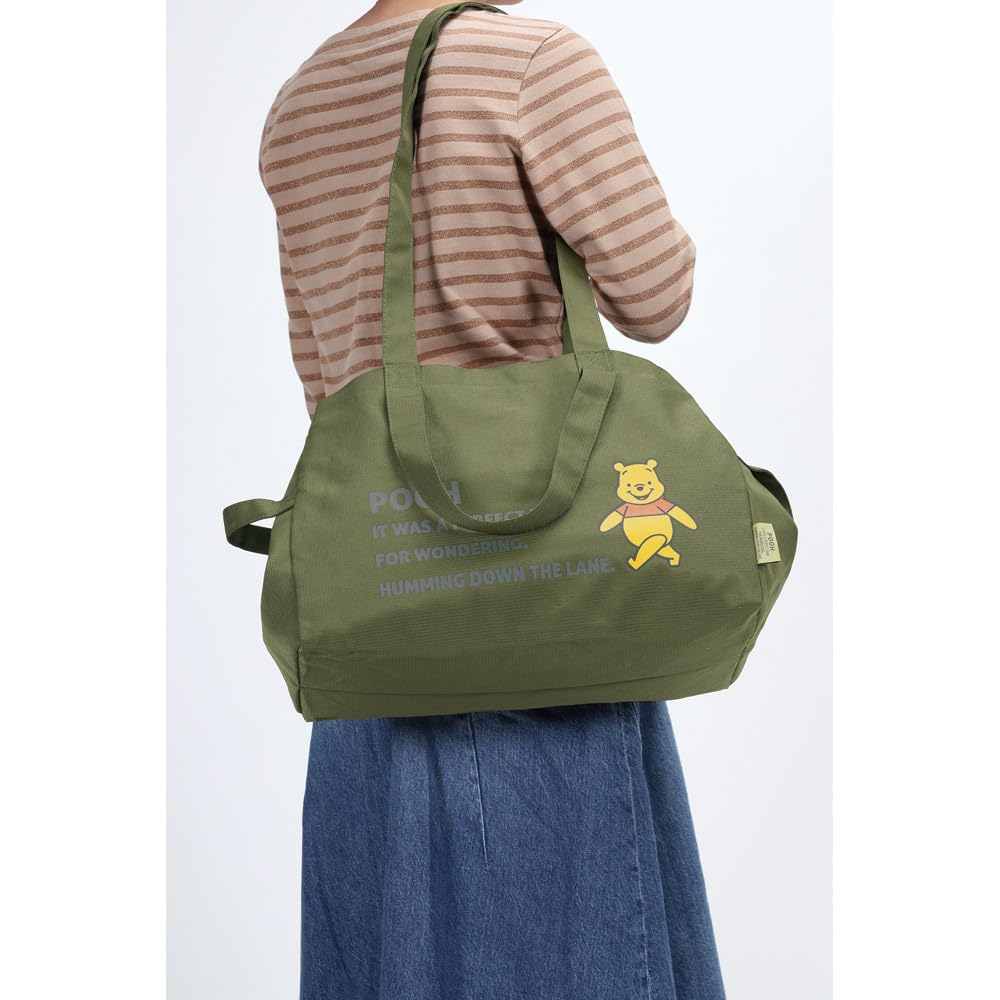Skater Einkaufskorb Tasche mit Seite 40 x 28 x 26 Disney Winnie Puuh Design KBR28-A Gurt, cm, Isoliert,