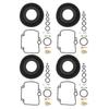 4 Sets Motorcycle Carburetor Repair Kit with Plunger Diaphragm Replacement for Suzuki GSF1200S Bandit 1997?2000