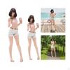 Miniature Doll Figurine Resin Scaled Girl Model Tiny People Figure Collectible Diorama Decorative