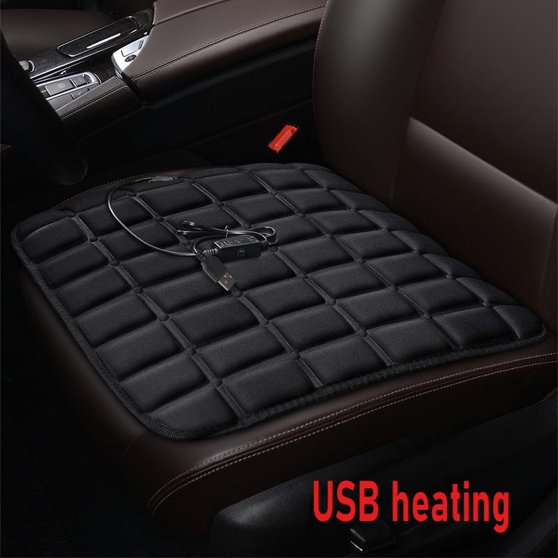 12V Car Seat Heated Cover 3 Gear Adjustable Temperature Electric Heating Pads Heated Car Seat Cushion Winter Seat Warmer