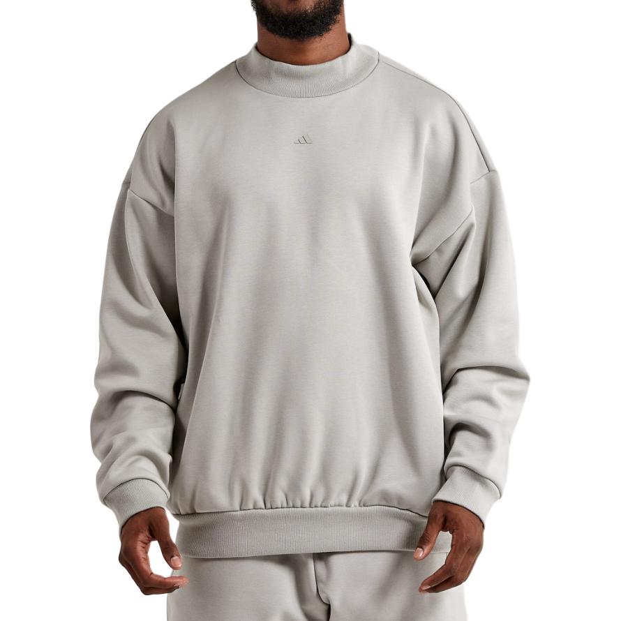Adidas Originals Sweatshirts Unisex Gray Crew Neck Moderate Regular IA3435-