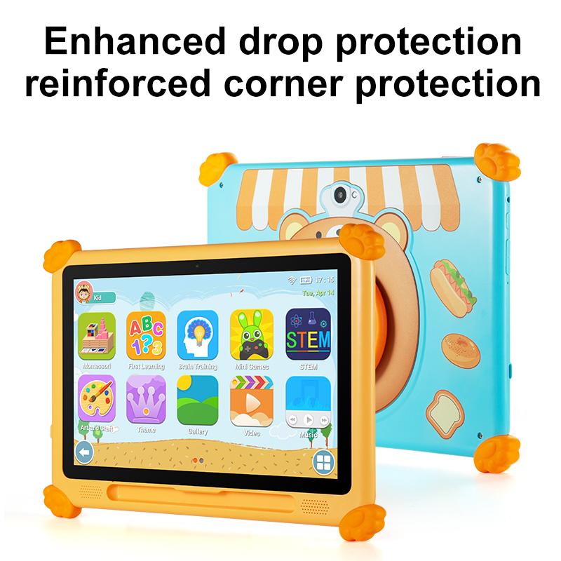 10,1 Zoll Kinder-Tablet-PC 8 GB RAM 128 GB ROM Android 13 Octa-Core-Prozessor 4G LTE WiFi