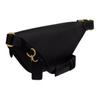Coach X Disney Collaboration Charter 34 Mickey Mouse Cartoon Pattern Sticker Print Zipper Closure Adjustable Belt Leather Waist Bag Large CDM68-BLC