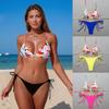 Swimsuit Women Split Two-piece Set High-end Triangular Lace Sexy Bikini Woman