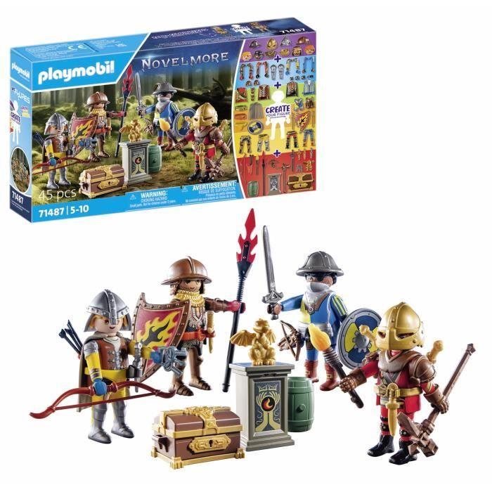 PLAYMOBIL 71487 Chevaliers Novelmore, My Figures, 45 pièces, Dès 5 ans