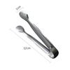 2Pcs Ice Tongs Mini Stainless Steel Serving Tongs Food Clamp Coffee Sugar Cube Tongs Tea Bag Clip Kitchen Gadgets Accessories