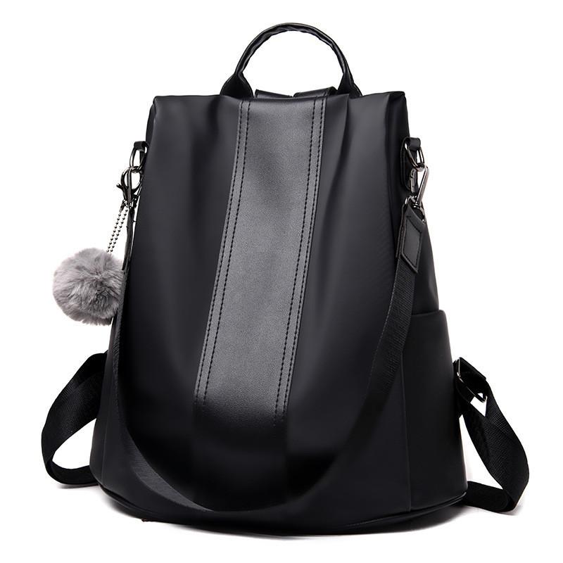 Anti-theft Korean Style Nylon College Backpack Large Capacity Casual Shoulder Bag