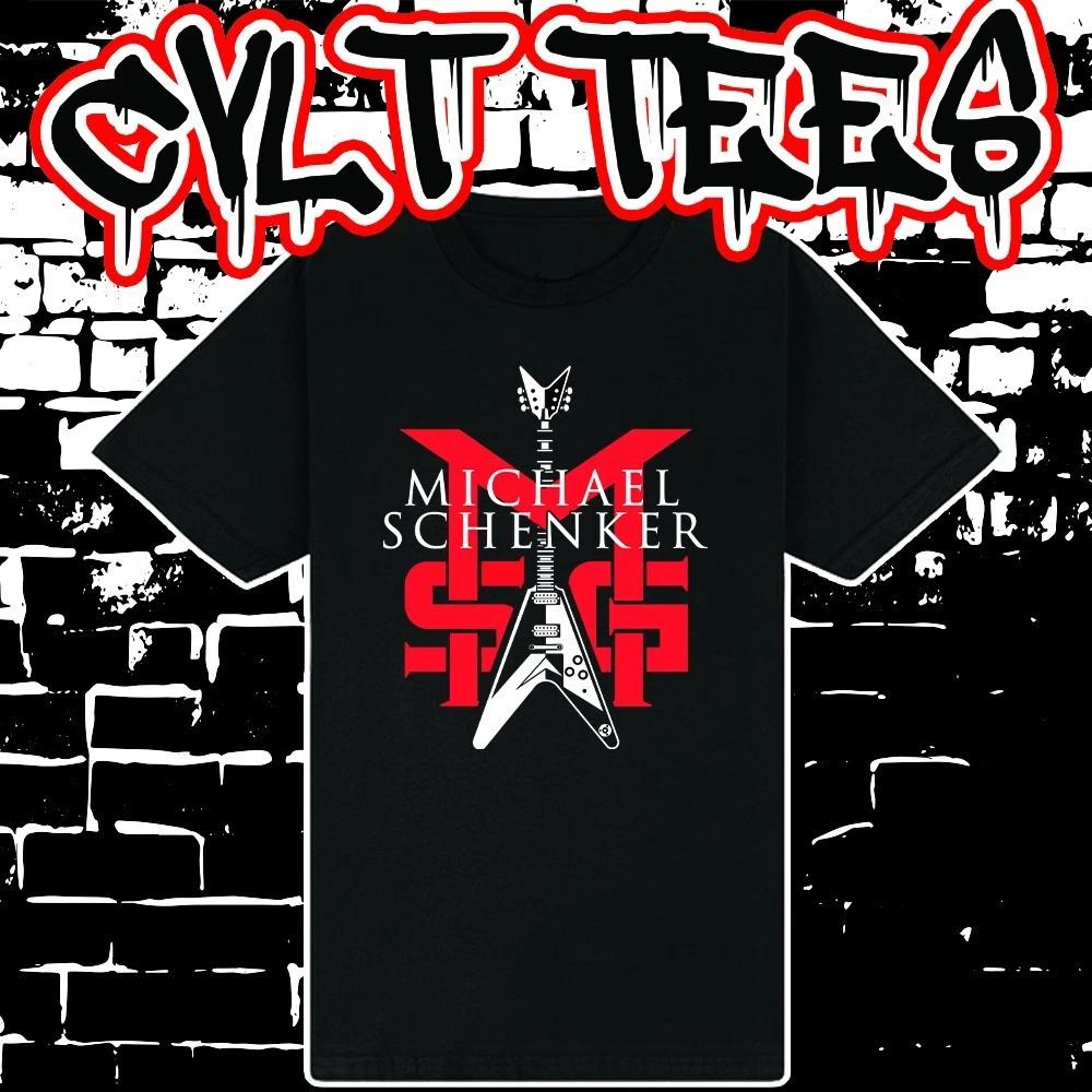 Men s and Women s T-shirts Michael Schenker Group Tee 100% Cotton S
