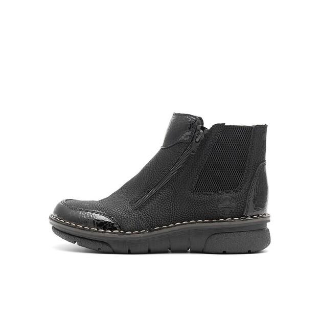 Rieker 73355-00 Ankle Boots, Black