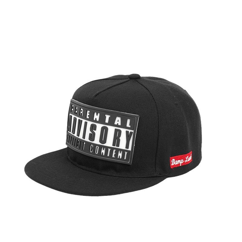 Trendy 3D Letter Print Flat Brim Baseball Cap - Unisex Hip Hop Skate Style