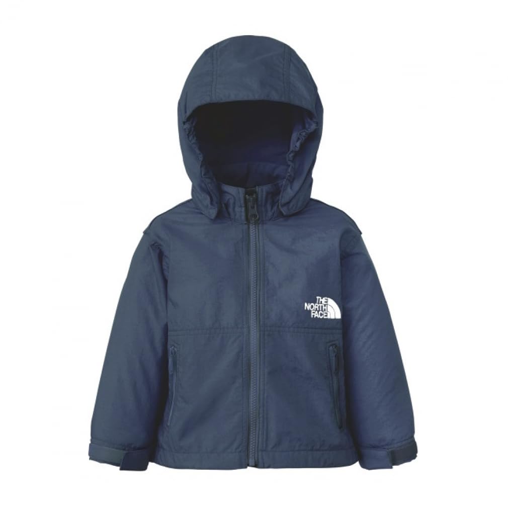 

Куртка North Baby Compact унисекс с водоотталкивающей пропиткой и защитой от ультрафиолета, легкая, городская, темно-синяя, 90 [The Face]