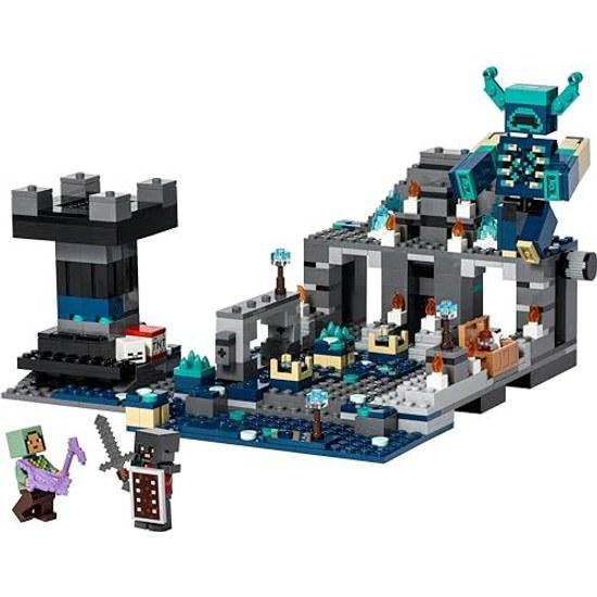 LEGO Minecraft Deep Dark Battle Toy Gift Birthday Block Christmas Boy Girl Child 8 Years Old 9 10 Elementary School Goods 21246