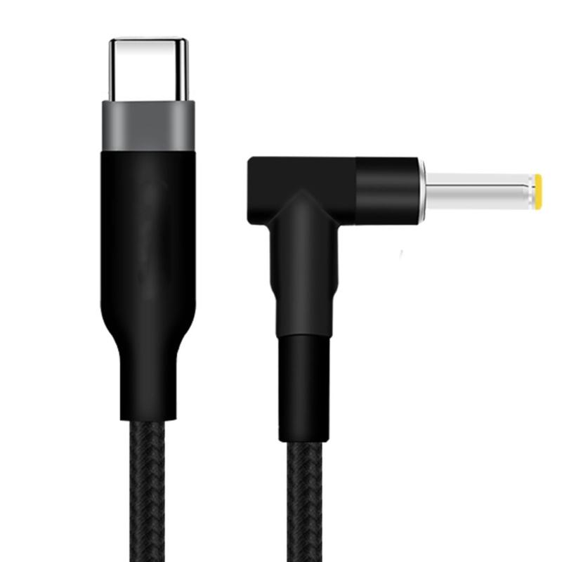 

USB C to DC5.5x1.7MM Connection Cable 100W Power Cord Highly Quality Braided Wire For Notebook Charging Adapter Cable