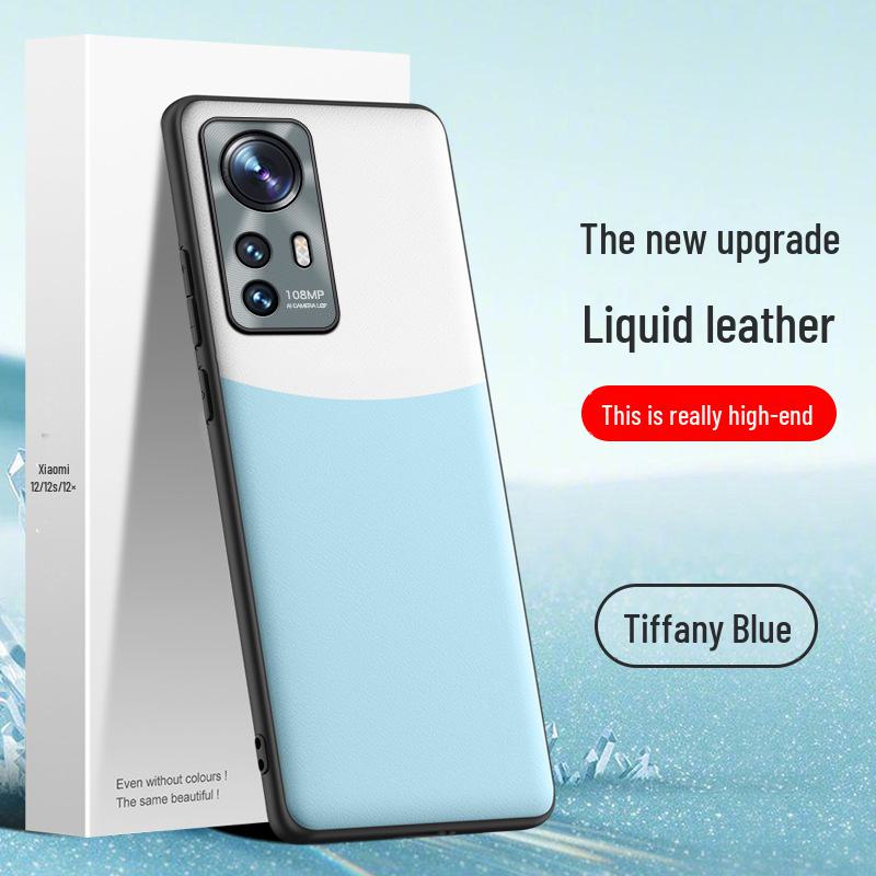 Xiaomi 12 Liquid Leather Handyhülle: Fallschutz, Bewuchsschutz, 1-teiliges Schiff.