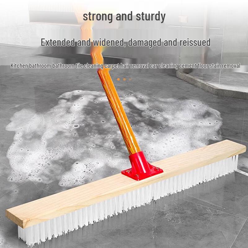 Abdo Long-Handle Hard Bristle Road Cleaning Brush Set