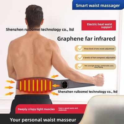 Taillenheizung Massagegerät Puls Taillen-Physiotherapie Heißkompresse Warmer Taillengürtel Massagegerät Bauch-Mikrostrom