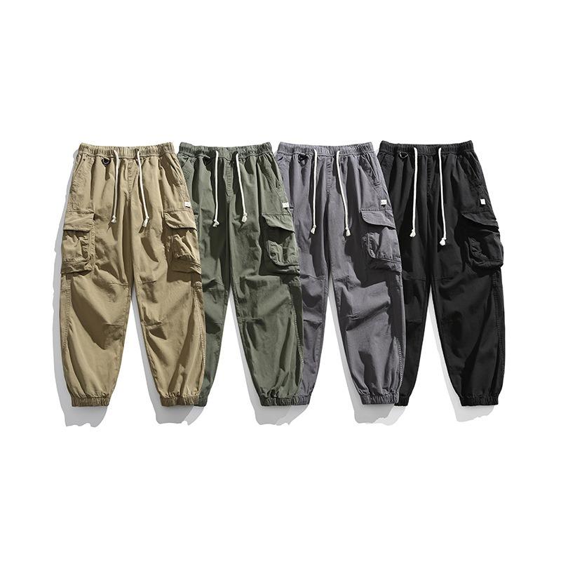 Herren-Leggings Trendmarke lockere Latzhose lässige Herren-Außenhose Herren-High-End-Hose Herrenbekleidung