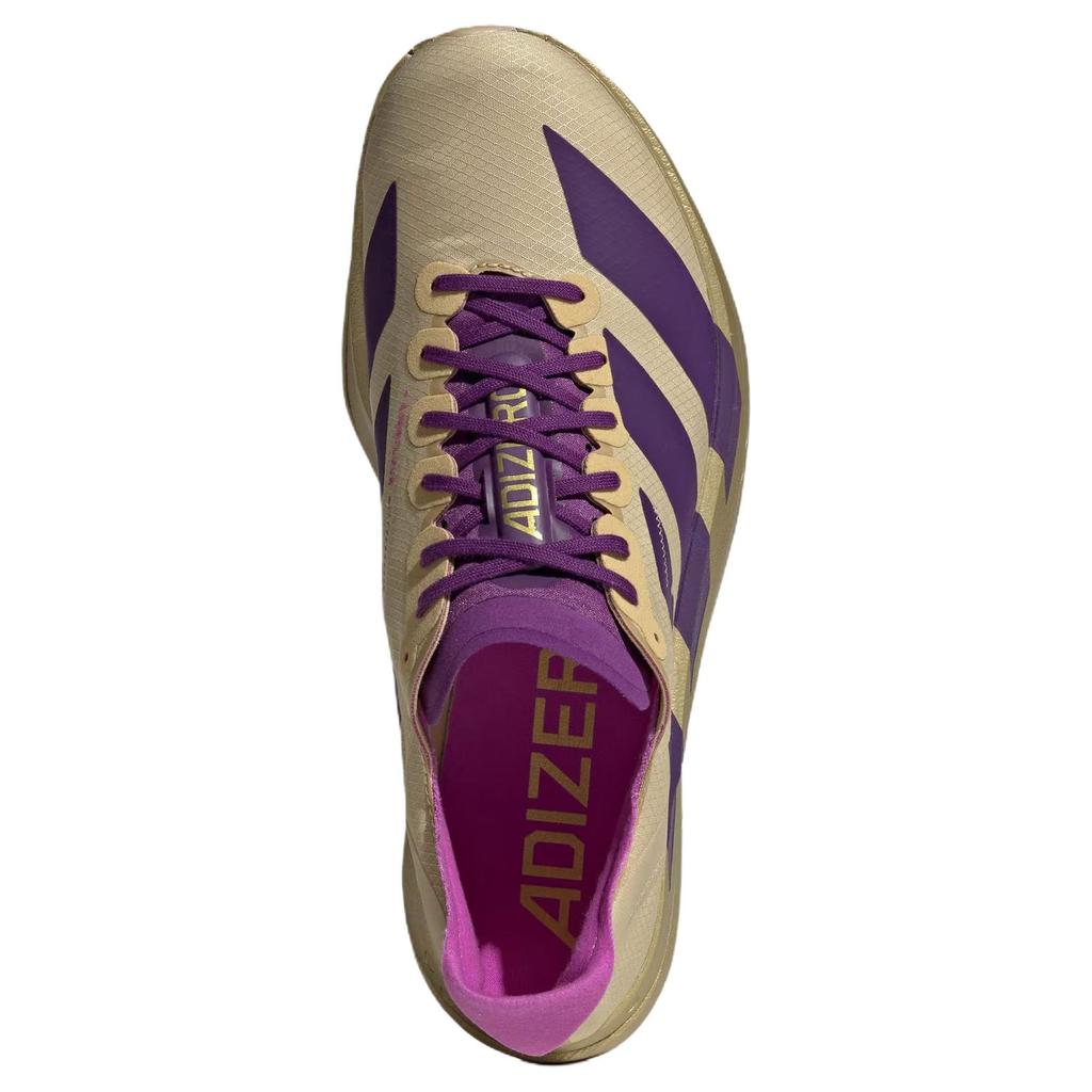 adidas Adizero Adios Pro 4 Sand Scarpe da Ginnastica da Uomo Sabbia Sabbia Ricca-Viola JR7410