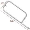 52*19cm Burner For Weber Q200/Q220/Q2000/Q2200 Silver