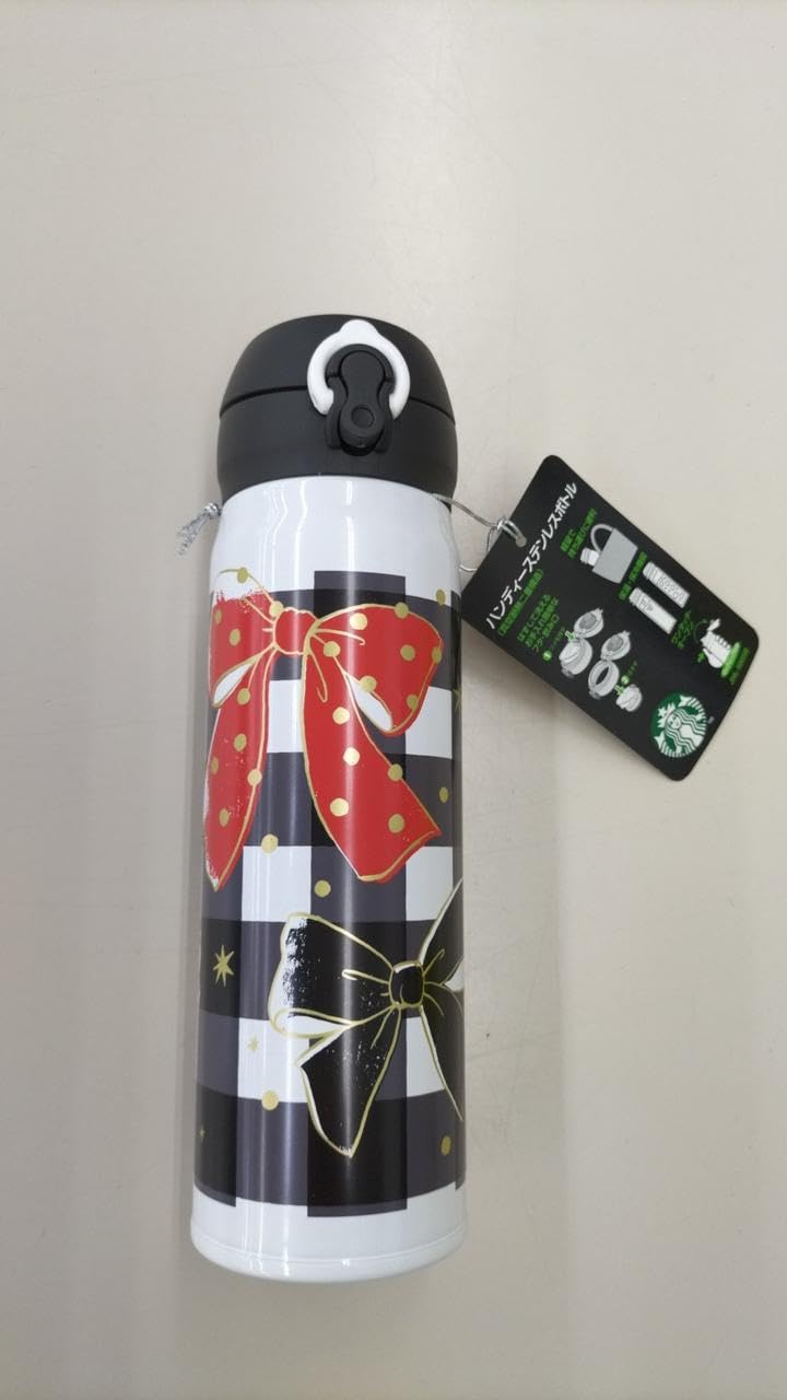 

Starbucks Handy Stainless Steel Water Bottle, 500ml, Ribbon, Holiday 2020 Christmas Starbucks