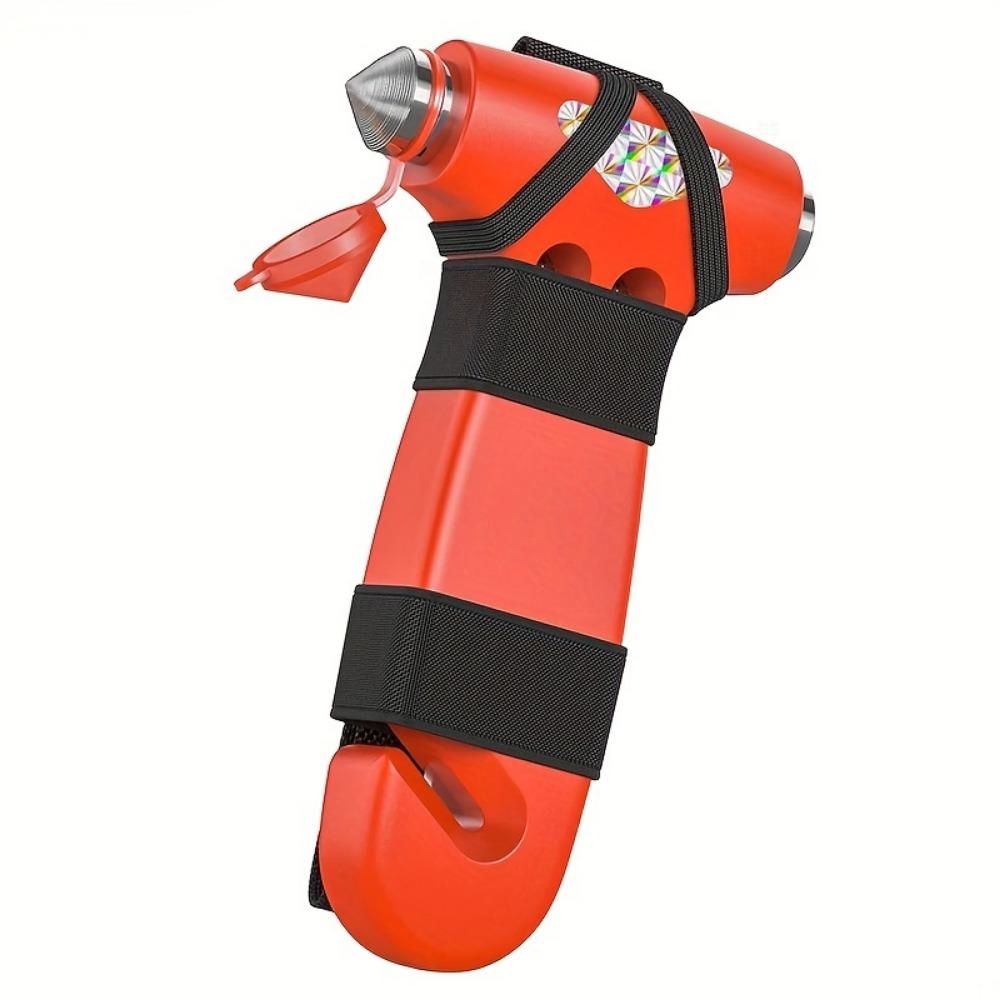 Car Safety Hammer, Window Breaker, Emergency Escape Tool, Safety Belt Cutter, Safety Escape Hammer оранжевый