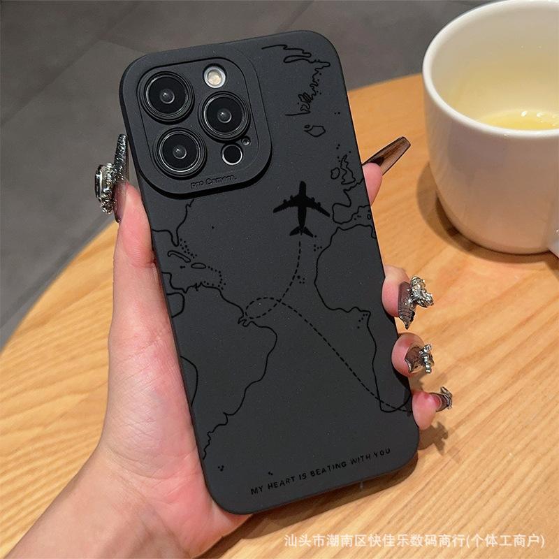 Aircraft Aviation Map Suitable for Apple 15 Mobile Phone Case Iphone12promax Cover 14/1311 Pupil Eye 16 Soft Glue