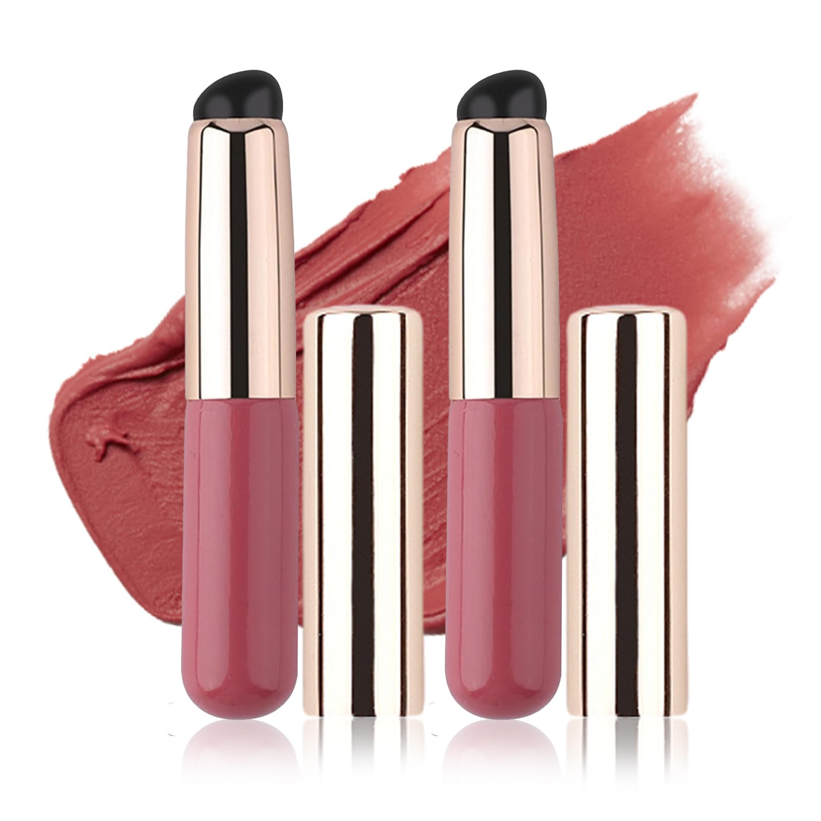 

aninako Набор консилеров для губ, круглых косметических помад, теней для век, нежных, легко наносится силиконовой кистью для консилера, набор кистей, кисть, силикон,