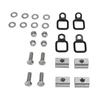 Deck Rails Cleat T Slot Nuts Bed Metal Threaded Tie Down Anchors Rings for Truck Pickup