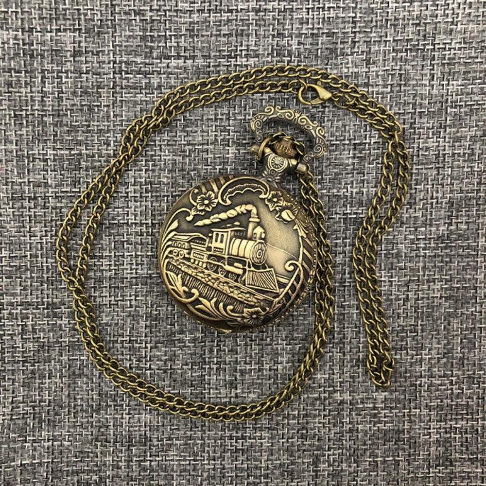 Pocket Watch Retro Style Flip Student Men's Mechanical Exquisite Test Hanging