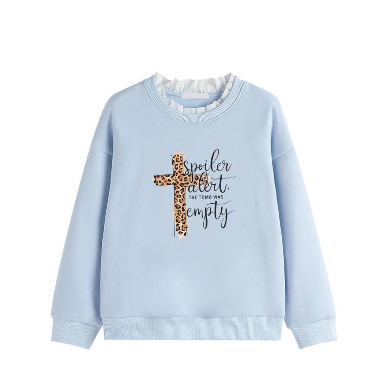 New Iron On Transfer Easter Cross Parches Ropa T-Shirt Clothes Stickers Heat Press Appliqued Diy Thermal Sticker Patch